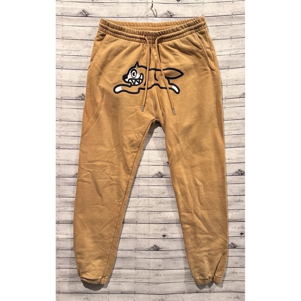 Ice Cream Billionaire Boys Club Running Dog Sweatpant Sz M Beige Tan Jogger